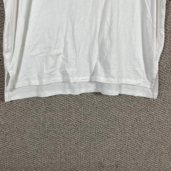 Calia By Carrie Underwood T Shirt Womens Large White Cropped Cut Out Graphic - Picture 3 of 12